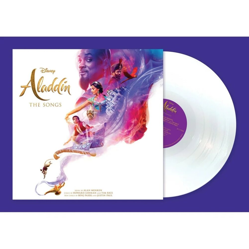 Aladdin The Songs LP ~ Exclusive Colored Vinyl (White) ~ New/Sealed!